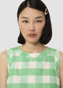 Tepee green gingham top Green, Night, Pink TARA JARMON UK