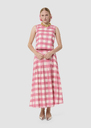 Tepee pink gingham top Night, Pink TARA JARMON UK