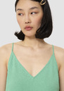 Tamara green crepe top Green, Night, Off-white TARA JARMON UK