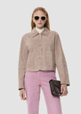 Victor grey velvet leather jacket Grey TARA JARMON UK