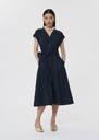 Rosia midnight blue poplin dress Night, Pink TARA JARMON UK