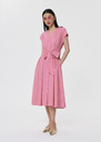 Rosia pink poplin dress Night, Pink TARA JARMON UK