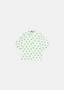Calypso green hearts print shirt Pistache TARA JARMON UK
