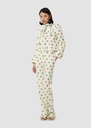 Poupee green heart print pants Pistache TARA JARMON UK