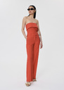 Poupee red tailored wool pants Off-white, Poppy TARA JARMON UK