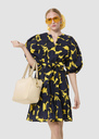 Rosabetta yellow cherries print dress Mimosa TARA JARMON UK