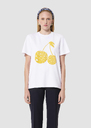 Taracherry white jersey T-shirt Mimosa, Night TARA JARMON UK
