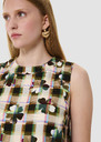 Tepee green top with trefle pattern Thym TARA JARMON UK