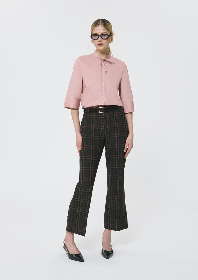 Clea shirt pale pink poplin Blush TARA JARMON UK