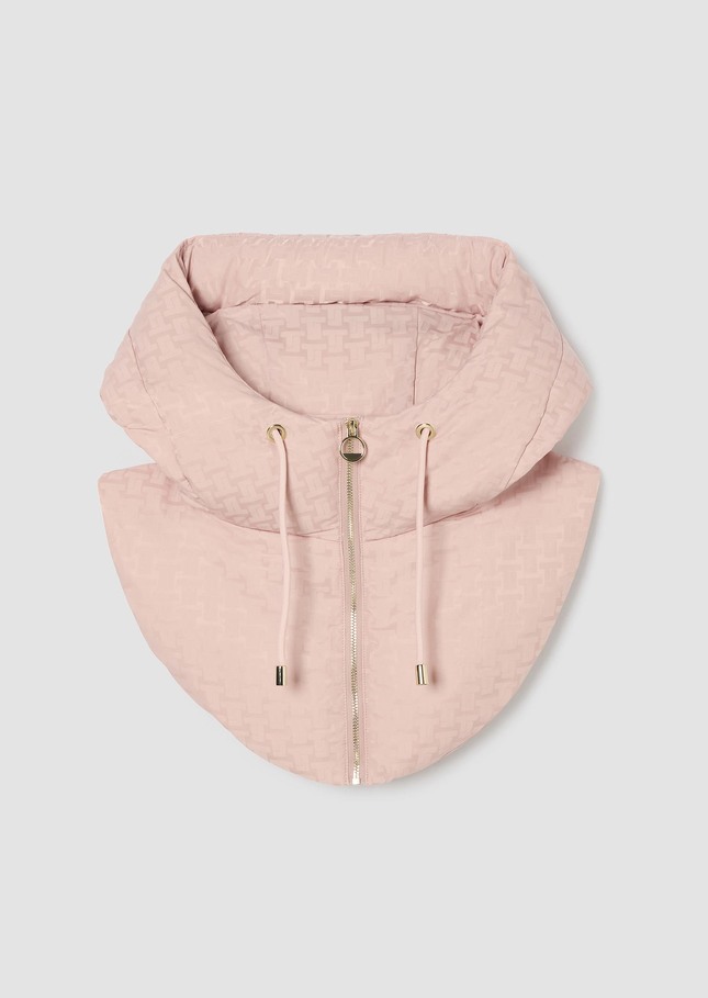Removable Daria hood pale pink Blush TARA JARMON UK