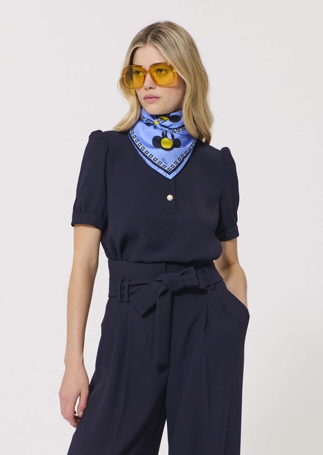 Eve stole sky blue silk Horizon TARA JARMON UK