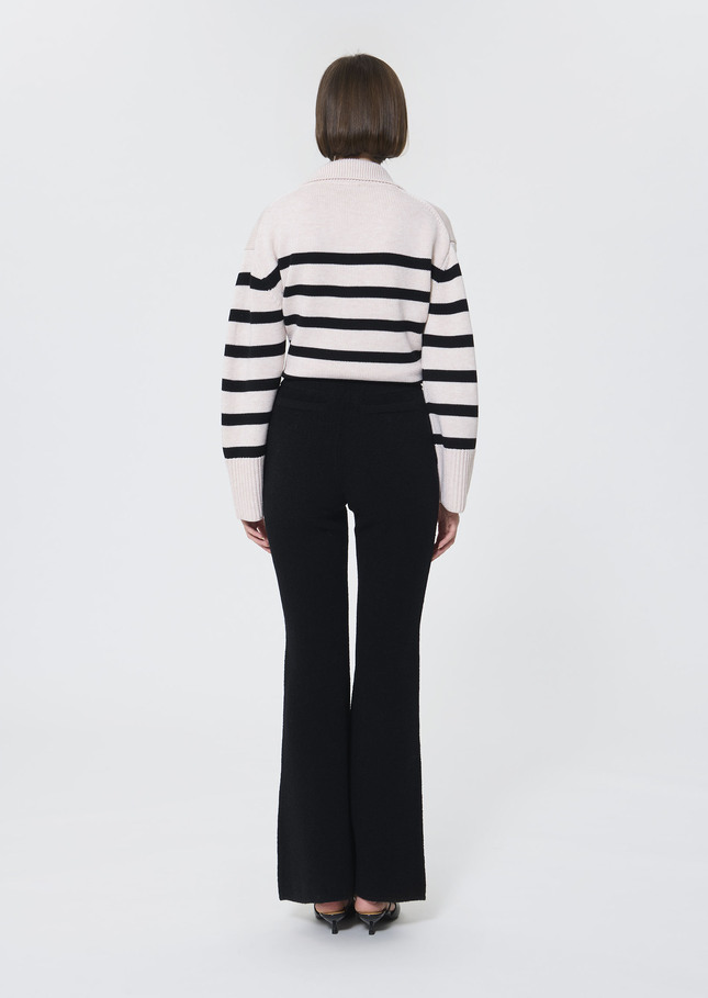 Palomino Pants black bouclé wool Black TARA JARMON UK