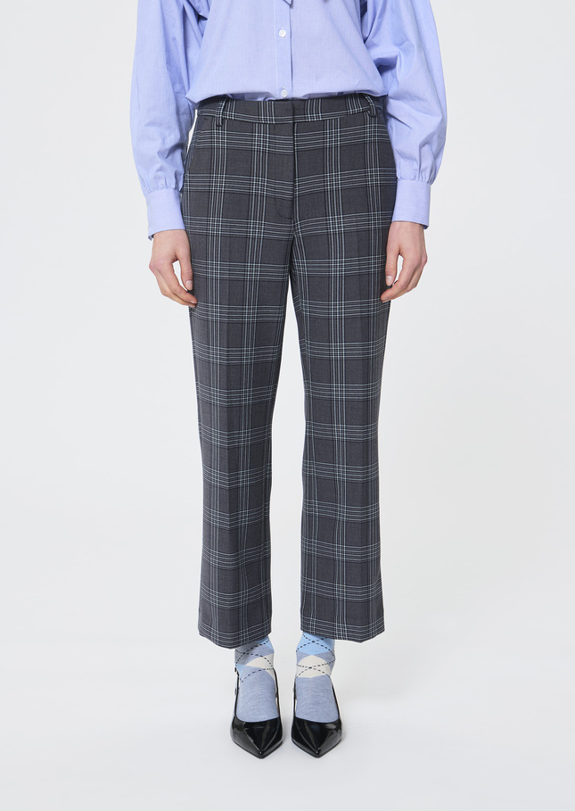 Pampille Trousers grey Prince of Wales check Grey TARA JARMON UK