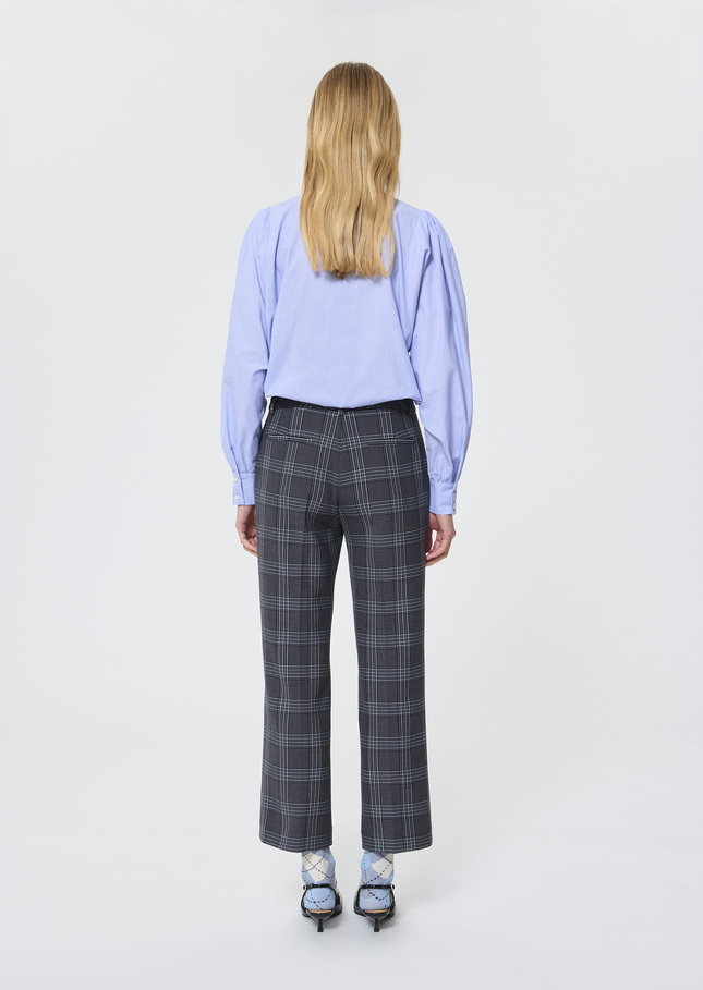 Pampille Trousers grey Prince of Wales check Grey TARA JARMON UK