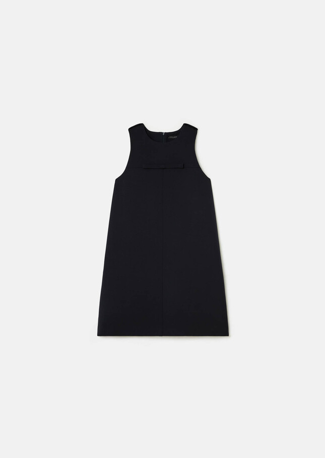 Roch Dress midnight blue double canvas Night TARA JARMON UK