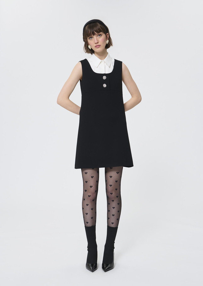 Riley Dress black crepe Black TARA JARMON UK