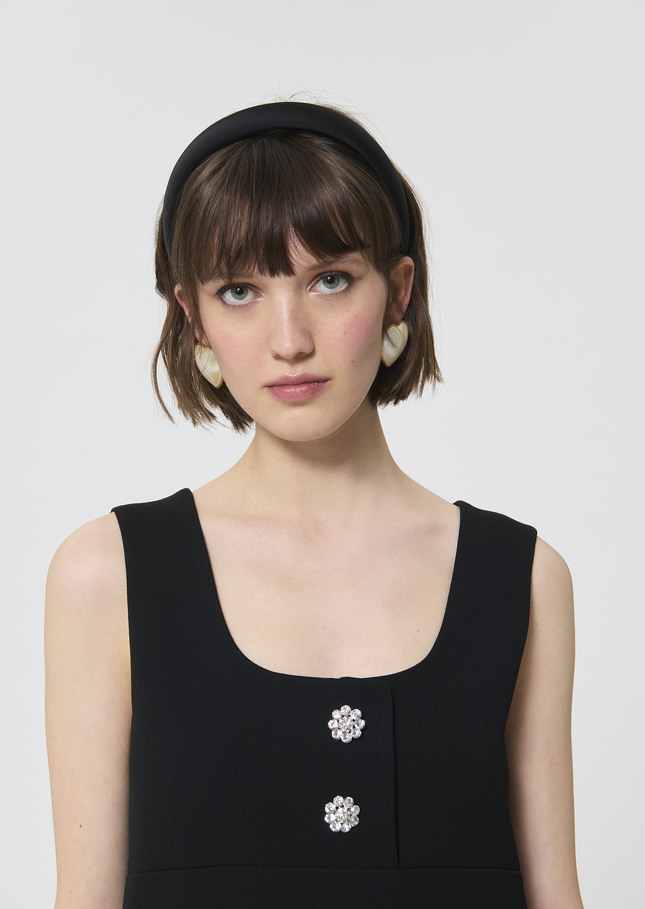 Riley Dress black crepe Black TARA JARMON UK