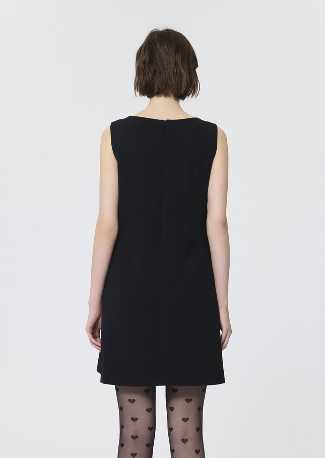 Riley Dress black crepe Black TARA JARMON UK