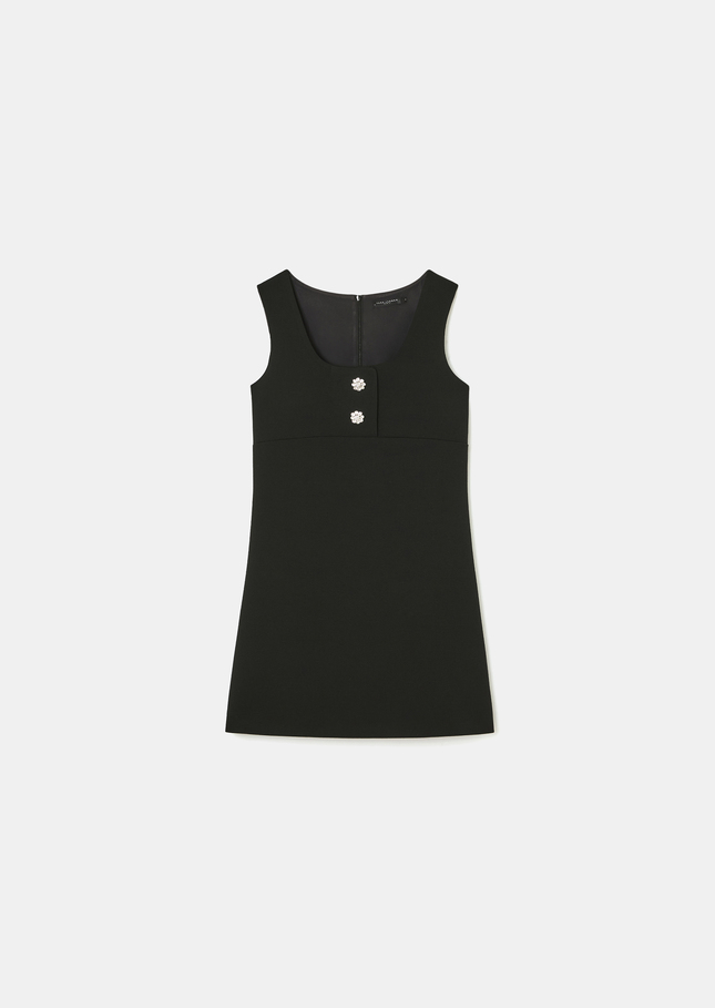 Riley Dress black crepe Black TARA JARMON UK