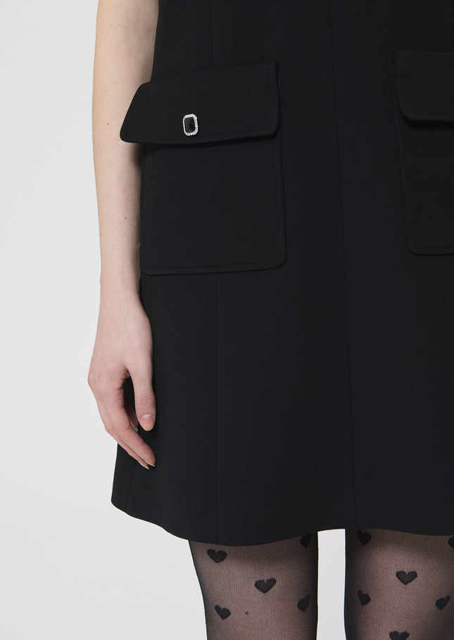 Roanne dress black crepe Black TARA JARMON UK