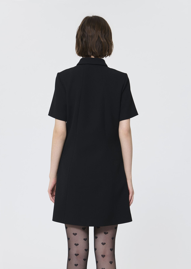 Roanne dress black crepe Black TARA JARMON UK