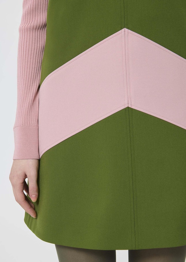 Respect Dress green double canvas Cactus TARA JARMON UK