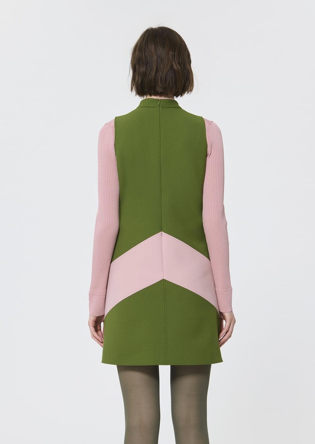 Respect Dress green double canvas Cactus TARA JARMON UK