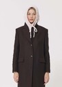 Agnes Hood ecru wool Off-white TARA JARMON UK