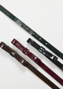 Lola Belt brown patent leather Chocolate TARA JARMON UK