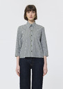 Charlot Shirt green gingham Cactus TARA JARMON UK