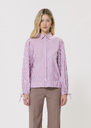 Calyette Shirt pink striped poplin Rosewood TARA JARMON UK