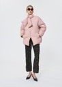 Denise quilted down jacket pale pink Blush TARA JARMON UK