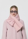 Ethan quilted scarf pale pink Blush TARA JARMON UK