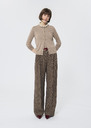 Ginno Vest beige wool Cafe au lait TARA JARMON UK
