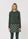 Ginno Vest green merino wool Green TARA JARMON UK