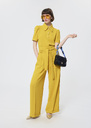 Pia Pants Lemon yellow crepe Lemon yellow TARA JARMON UK