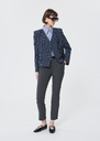 Paxton trousers grey double canvas Grey TARA JARMON UK