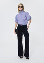 Pitt Pants midnight blue velvet Night TARA JARMON UK