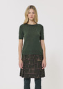 Pica sweater green merino wool Green TARA JARMON UK
