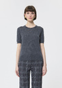 Pica sweater heather grey merino wool Gray grey TARA JARMON UK