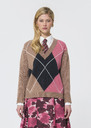 Primo Sweater taupe wool Taupe color TARA JARMON UK
