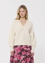Paz sweater ecru in wool and alpaca Off-white TARA JARMON UK