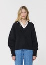 Paz sweater black wool and alpaca Black TARA JARMON UK