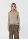 Palma sweater beige merino wool Cafe au lait TARA JARMON UK