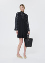 Raphaelle Dress midnight blue wool Night TARA JARMON UK