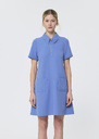 Rubina Dress sky blue double canvas Horizon TARA JARMON UK