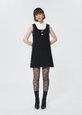 Riley Dress black crepe Black TARA JARMON UK