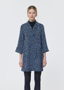 Robe Ross midnight blue with mini heart print Night TARA JARMON UK