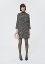 Rivanna Dress green with mini heart print Vert anglais TARA JARMON UK