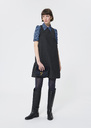 Rosabel dress heather grey flannel Gray grey TARA JARMON UK